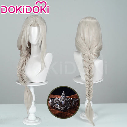 IN STOCK The Fire Keeper Ciaran Wig Game Dark Souls Cosplay Wig DokiDoki Women 80cm Long Hair Cosplay Eye Mask Free Wig Cap