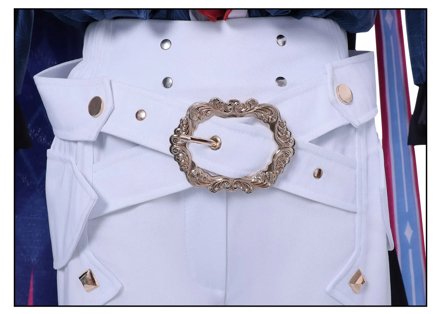 Wuthering Waves Brant Cosplay Costume Wig Uniform Hat Necklace Troupe of Fools Rinascita Carnival Halloween Party for Women Men