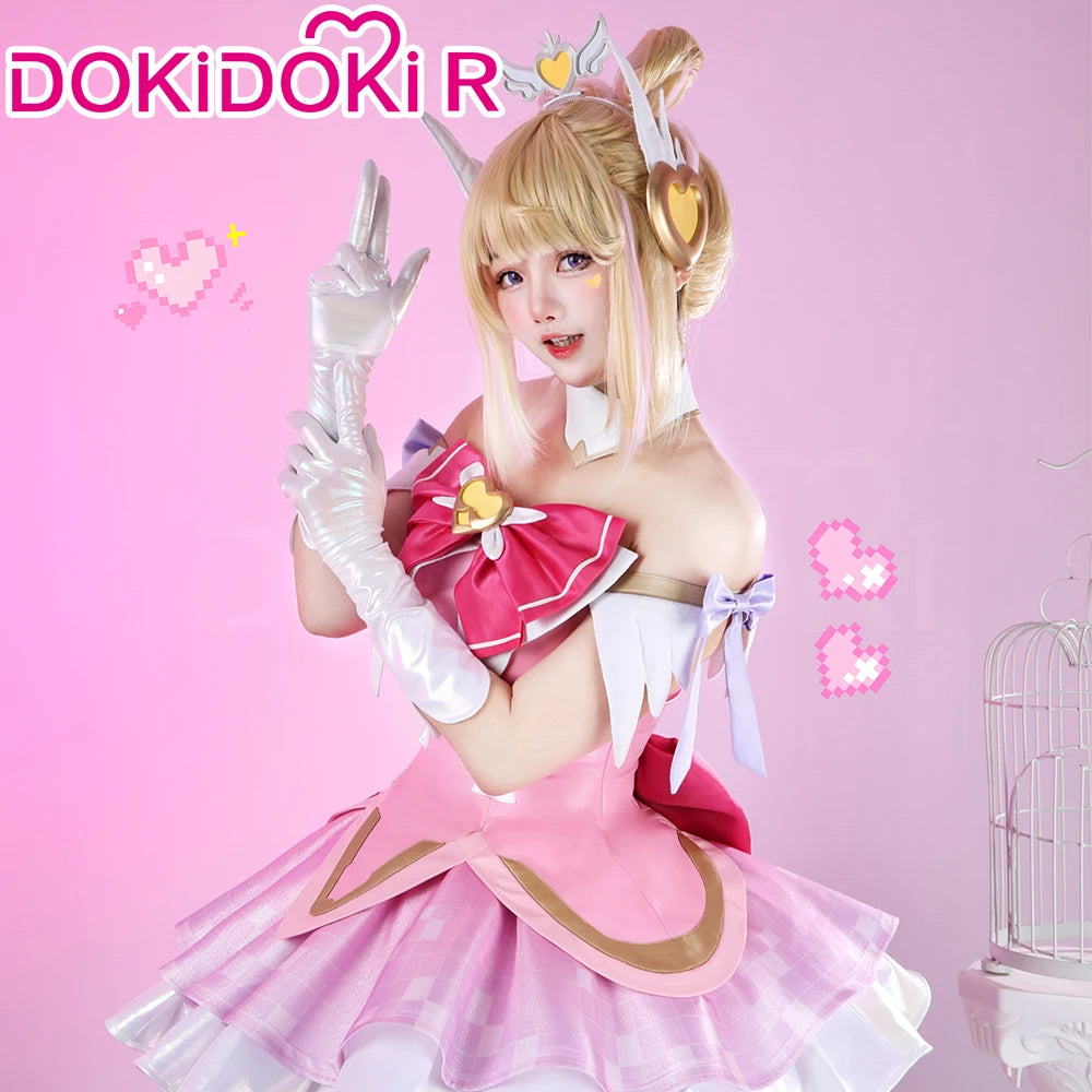 Juno Kiriko Cosplay Costume Game Cosplay【XS-2XL】DokiDoki-R Women Costume Magic Girl Juno Cosplay Plus Size Halloween