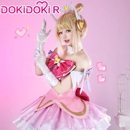 Juno Kiriko Cosplay Costume Game Cosplay【XS-2XL】DokiDoki-R Women Costume Magic Girl Juno Cosplay Plus Size Halloween