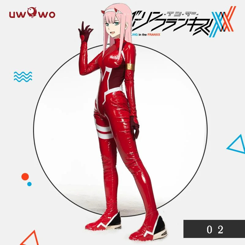 LAST BATCH UWOWO Zeroo Twoo Cosplay Costume 02 Anime Zentaii Cosplay Bodysuit CODEE Plug Suit Women Cosplay