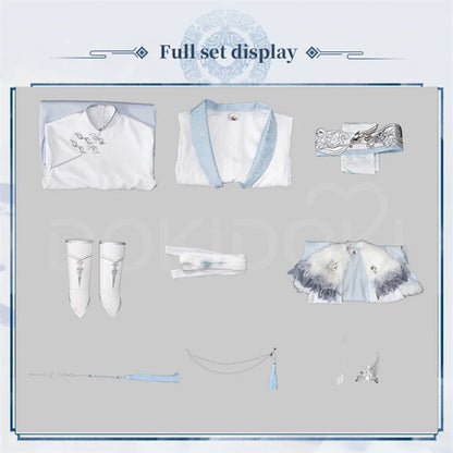 【Official】IN STOCK Lan Wangji Wei Wuxian Doujin Cosplay Costume Anime Dao Mo To Shi DokiDoki-SR Men Winter Halloween Costume