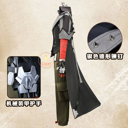 Zenless Zone Zero Komano Manato Cosplay Costume Wig Uniform Ears Spook Shack Halloween Party for Women Men Girls Role Play Props