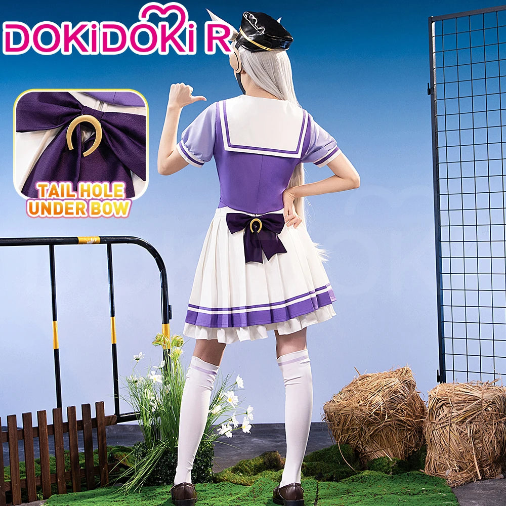 IN STOCK Mejiro McQueen Toukai Teiou Gold Ship Cosplay Costume Game【XS-3XL】DokiDoki-R Halloween Uniform Plus Size