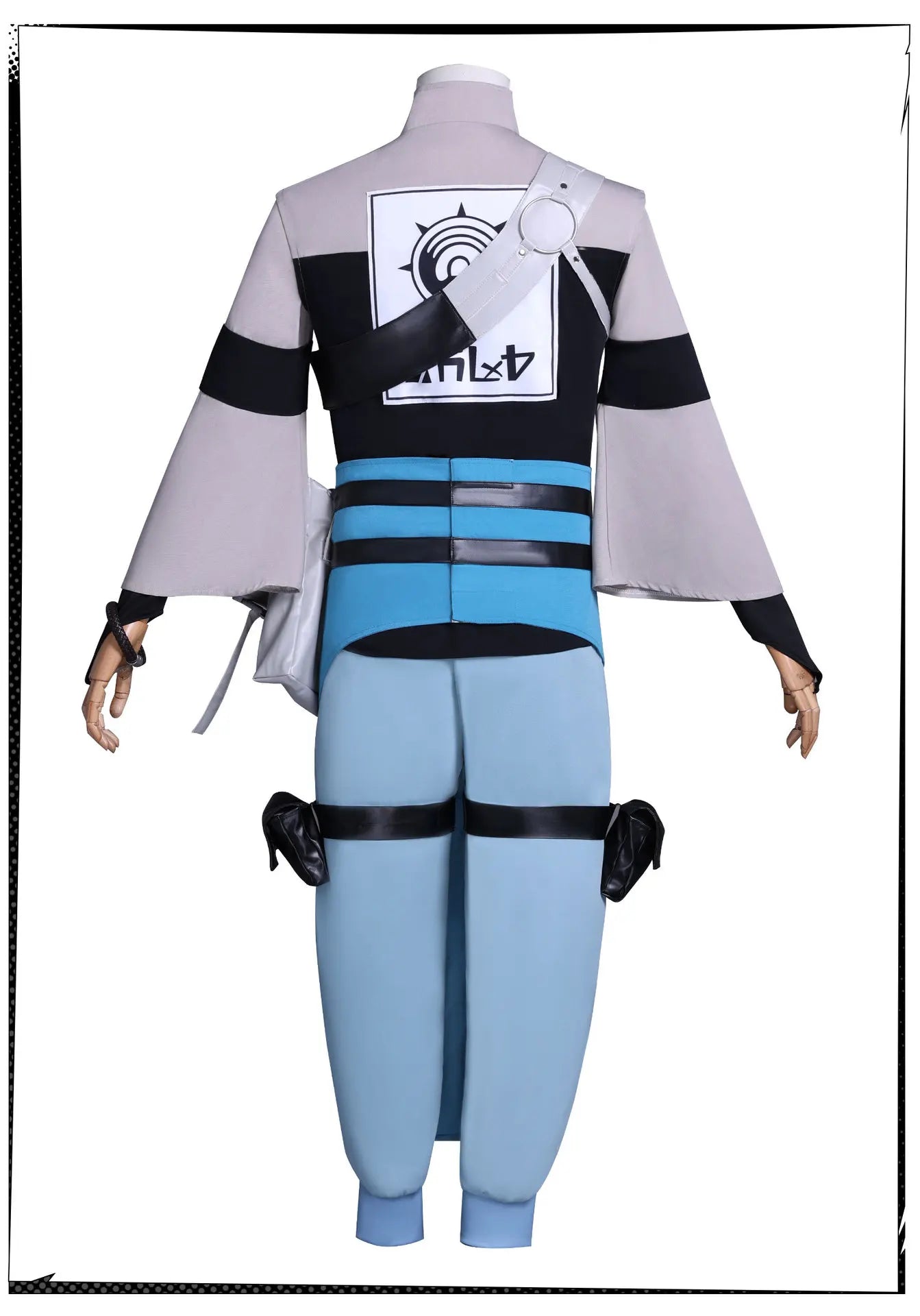 Anime Gachiakuta Zanka Nijiku Cosplay Costume Wig Uniform Earrings Akuta Cleaners Halloween Party for Women Men Carnival Props