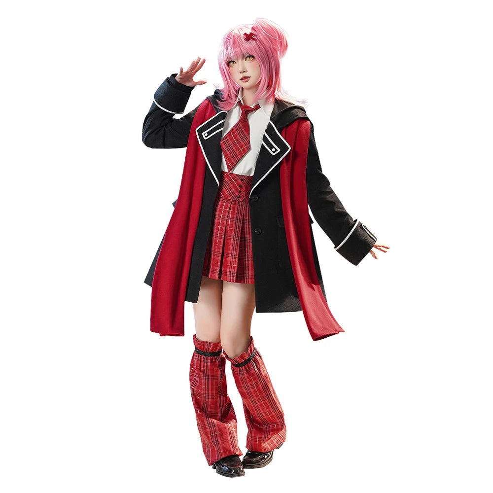 Hinamori Amu Cosplay Costume Anime Shugo Chara! Cosplay DokiDoki-SR Women Cute School Uniform JK Hinamori Amu Cosplay