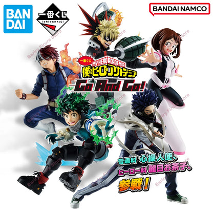Bandai Ichiban Kuji My Hero Academia Ochaco Uraraka Deku Bakugou 12-18cm PVC Model