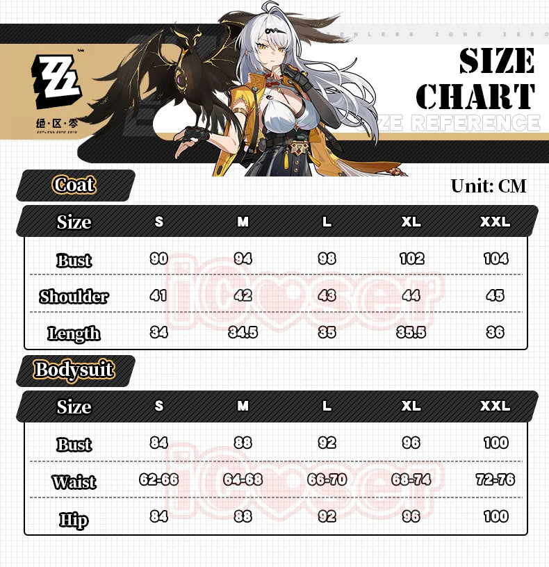 iCoser Zenless Zone Zero Yixuan Cosplay Costume Wig Uniform Headwear Bird Props Yunkui Summit Carnival Halloween Party for Women