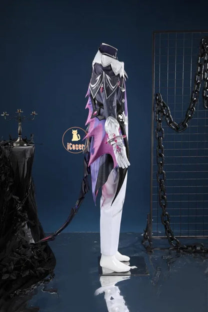 Genshin Impact Durin Cosplay Costume Wig Uniform Headwear Wings Festival Halloween Party for Women Men Girls Role Play Outfit