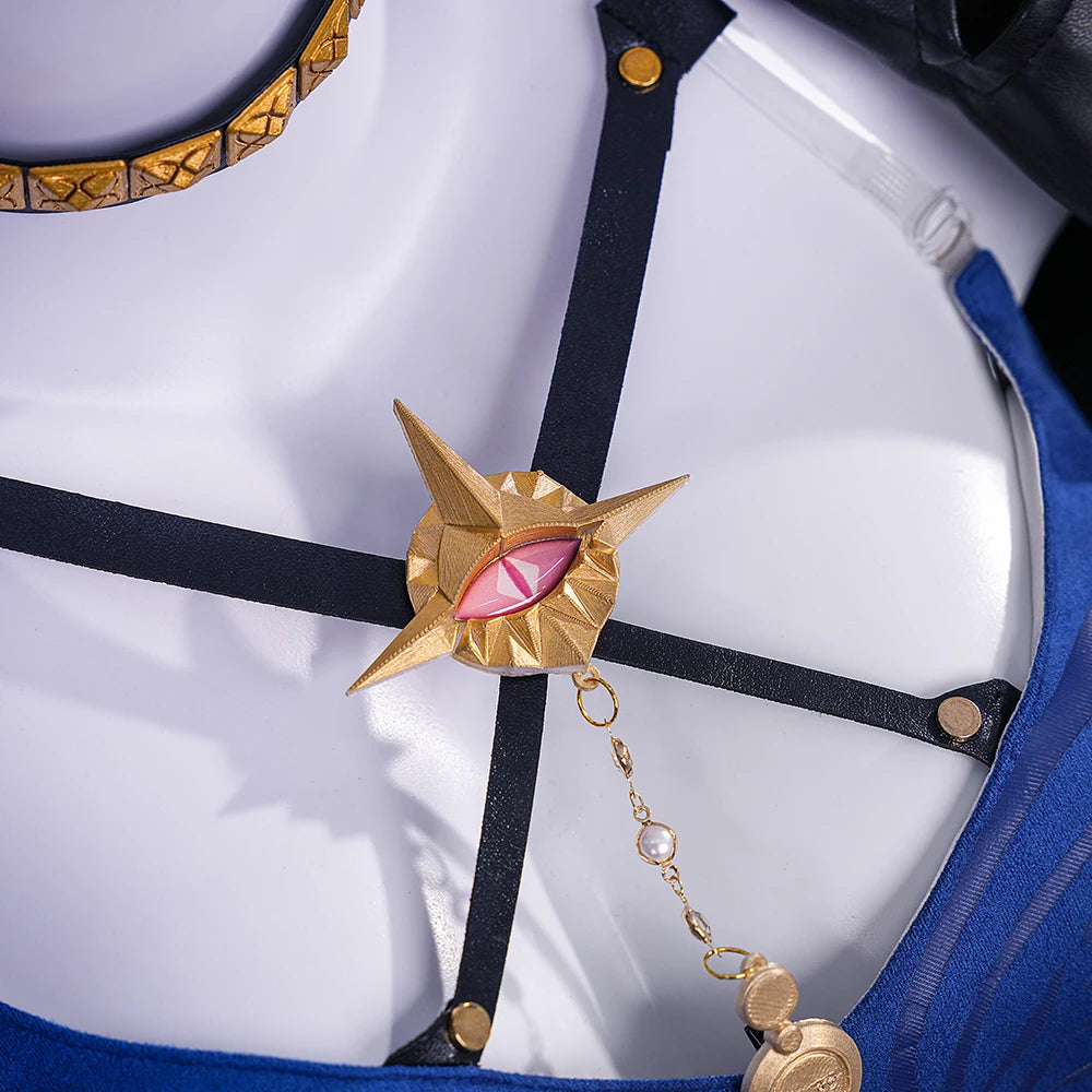 Wuthering Waves Galbrena Cosplay Costume Wig Uniform Outfit Jacket Carnival Halloween Party for Women Girls Role Play Cos Props