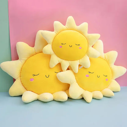 Soft Rainbow Star Plush Sun Cloud Plush Pillow Smile Face Soft Tulip Flower Cushion Girl Room Sofa Home Decor Christmas