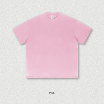 ZODF 2025 Heavy-Weight 425gsm 100% Cotton T-Shirts For Men Unisex Summer Oversized O-Neck Basic Solid T Shirt Brand Tees HY0485