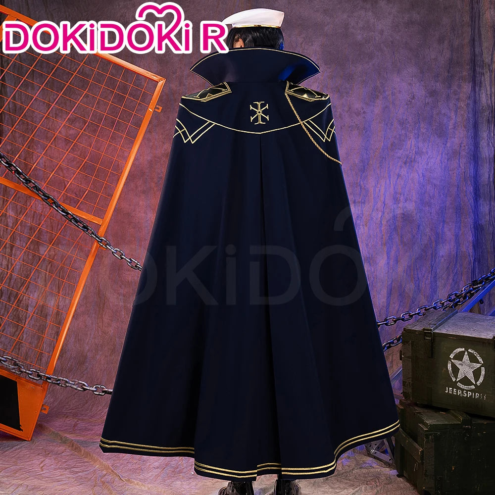 IN STOCK Caitlynn Cosplay Costume Anime Cosplay【S-3XL】DokiDoki-R Women Uniform Cloak Caitlynn Costume Plus Size