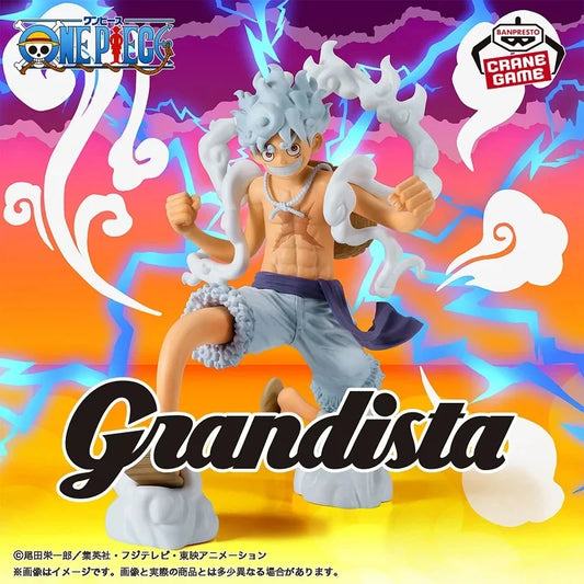 Bandai Original In Stock Banpresto Anime One Piece Grandista Nika Monkey D Luffy Gear5 Pvc Action Figure Model Boxed Toys Gift