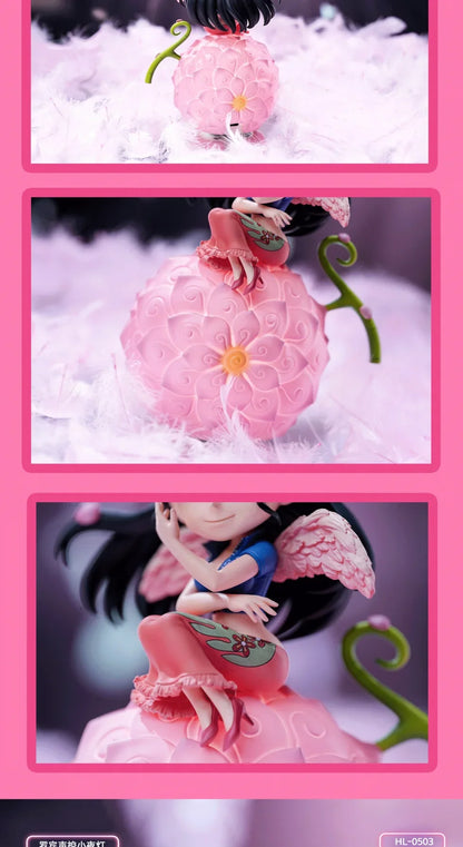 One Piece jimei Devil Fruit Serie Voice-Controlled Night Light Luffy Nico Robin Chopper Portga·D· Ace Anime Figure Desktop Model