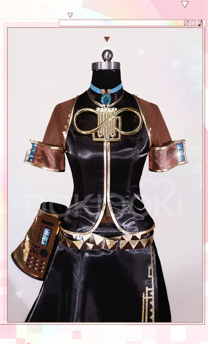 IN STOCK Lukaa Cosplay Costume Game Cosplay DokiDoki-R Megurinee Lukaa Cosplay Women Cute Costume Halloween
