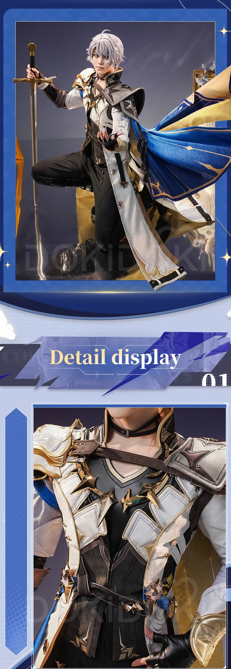 IN STOCK Phainon Cosplay Costume Game Honkai: Star Rail【S-2XL】DokiDoki-SSR HSR Phainon Costume Plus Size Men Cosplay Halloween