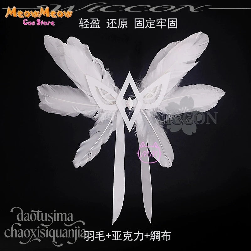 Genshin Impact Moon Goddess Columbina Cosplay Suit Polyester