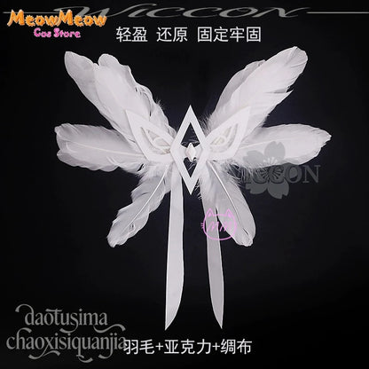 Genshin Impact Moon Goddess Columbina Cosplay Suit Polyester