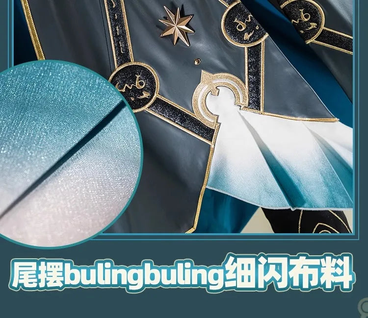 Honkai Star Rail Anaxa Cosplay Costume Wig Uniform Outfit Anaxagoras Grove of Epiphany Amphoreus Halloween Women Men Carnival