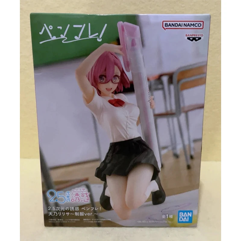 Original in stock BANPRESTO 2.5 Dimensional Temptation Uniform Lirisa Amano Mikari Tachibana figure model boxed toy Gift Genuine