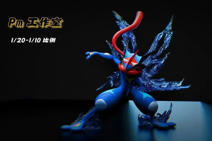 9cm Pokemon Greninja Figure Battle Ash Ketchum Greninja Action Figure Pvc Anime Collection Model Desk Ornament Doll Toy Gifts