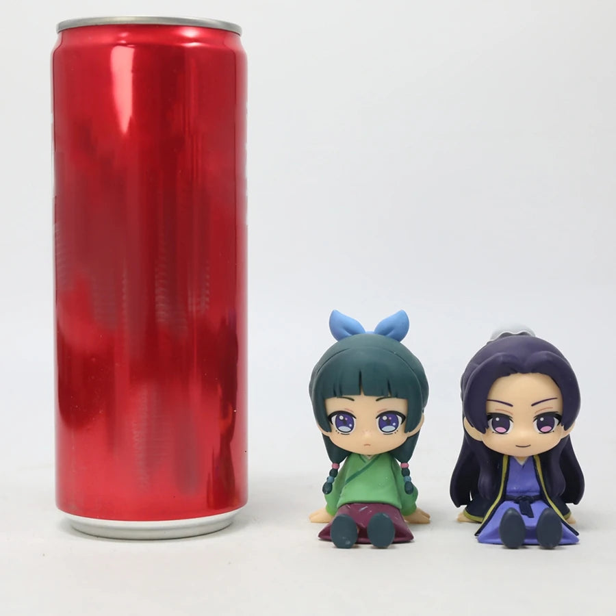 1/5PCS 9cm Kusuriya no Hitorigoto Anime Figure Q Version Maomao Action Figure Kawaii Jinshi Figurine PVC Collection Model Toys