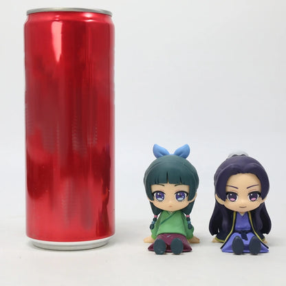 1/5PCS 9cm Kusuriya no Hitorigoto Anime Figure Q Version Maomao Action Figure Kawaii Jinshi Figurine PVC Collection Model Toys