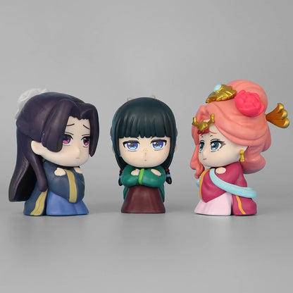 1/5PCS 9cm Kusuriya no Hitorigoto Anime Figure Q Version Maomao Action Figure Kawaii Jinshi Figurine PVC Collection Model Toys