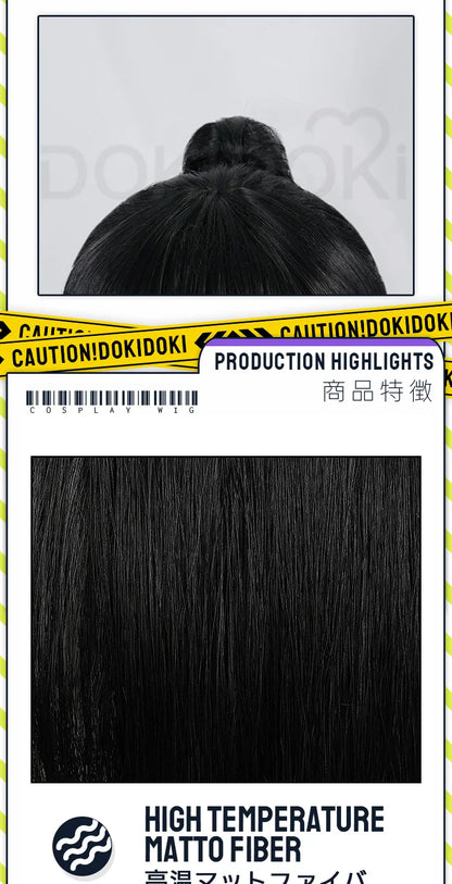 IN STOCK Shadowheart Wig Game Cosplay Wig DokiDoki Women 100cm Long Black Wig Shadowheart Cosplay Free Wig Cap