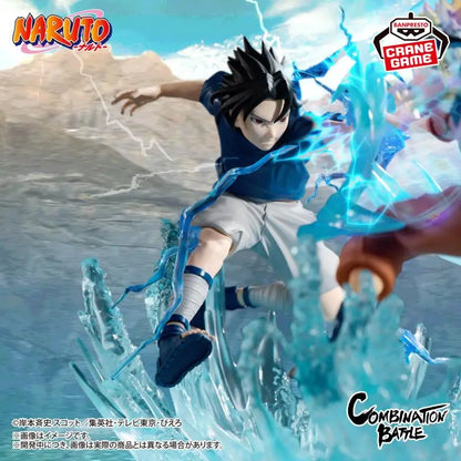 Bandai In Stock Banpresto Naruto Anime Figurines Combination Battle Uchiha Sasuke Uzumaki Naruto Action Figures Model Boxed Toys