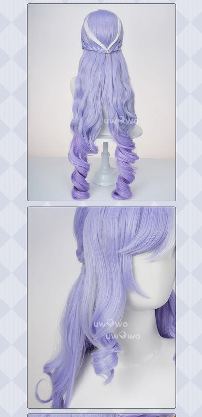 UWOWO Vivian Wig Game Zenless Zone Zero ZZZ Vivian Cosplay Wig Purple Hair Long Hair Halloween Wig