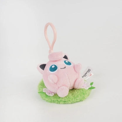 Animal Pokemon Pikachu Eevee Bulbasaur Charmander Jigglypuff Squirtle Kawaii Plush Toys Pendant Keyring Keychain Birthday Gifts