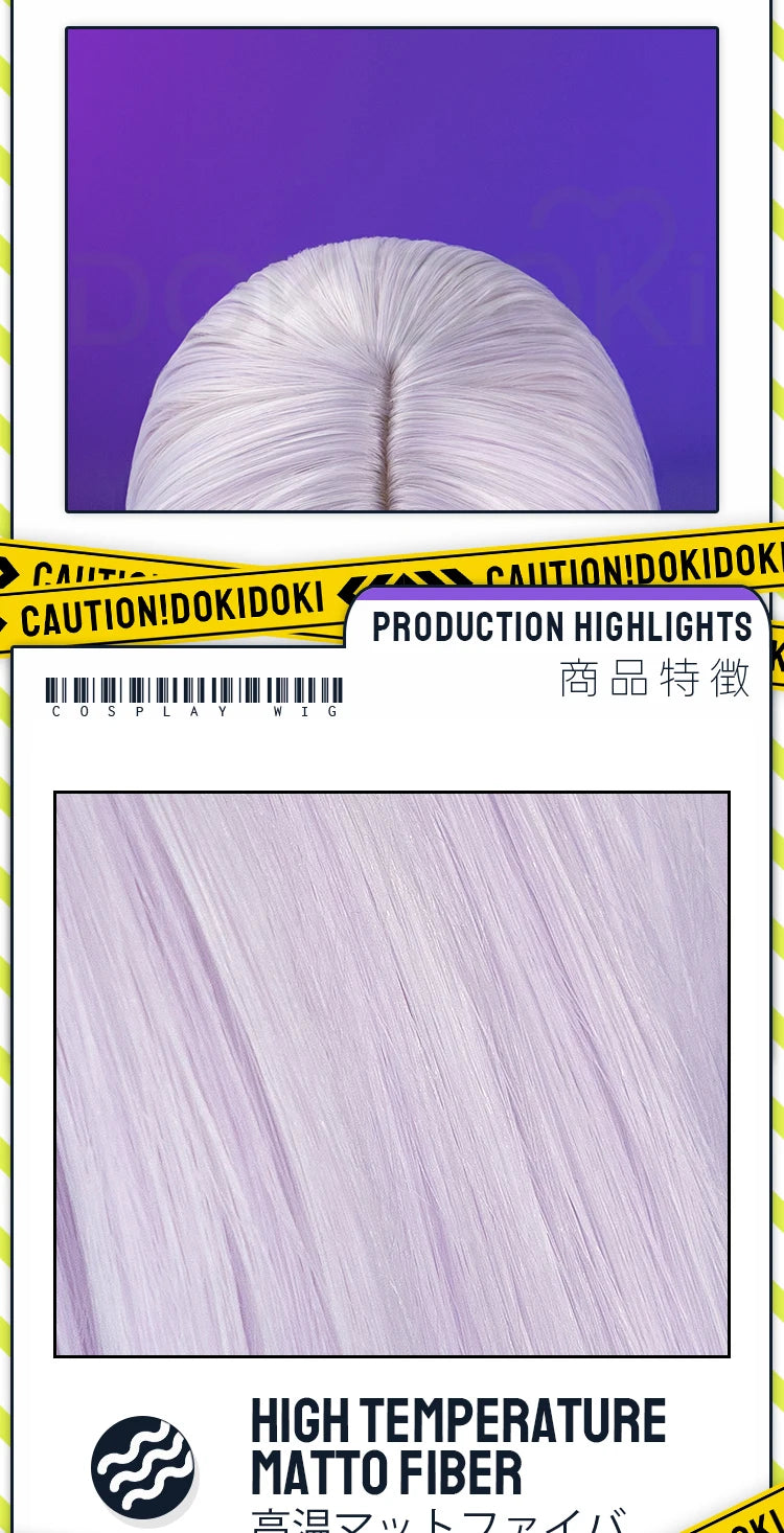 IN STOCK Black Swan Wig Game Honkai: Star Rail Cosplay Wig DokiDoki Women White Purple Long Hair Black Swan Cosplay Free Wig Cap