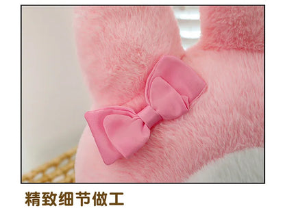 45/55/75CM Big Size Sanrio Hug A Bunny Kuromi My Melody Plushies Cartoon Anime Stuffed Children Toy Comfortable Soft Doll Gift