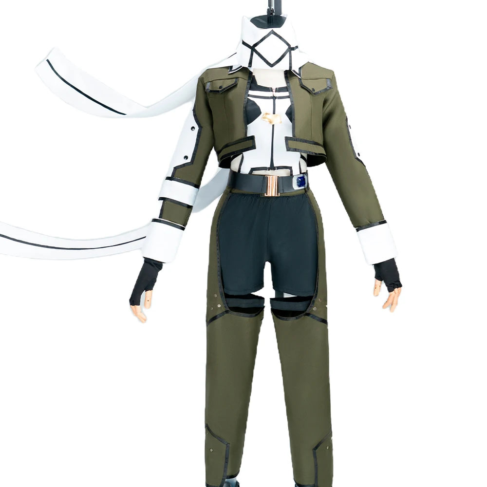 Asada Shino Cosplay Costume Anime Sword Art Online Cosplay SAO【S-2XL】DokiDoki-N Shino Asada Cosplay Women Costume Plus Size