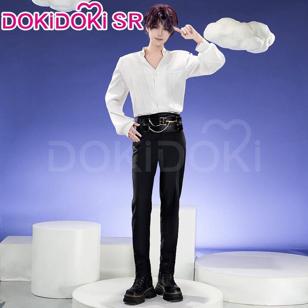 IN STOCK Rafayel Cosplay Costume Game Love and Deepspace【S-3XL】DokiDoki-SR White Sand Phantom Qiyu Rafayel Plus Size