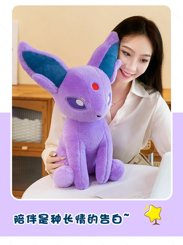 40/50/70CM Big Size Pokemon Espeon Plushies Cartoon Anime Soft Plush Pillow Doll Kawaii Stuffed Plushie Ornament Children Gifts