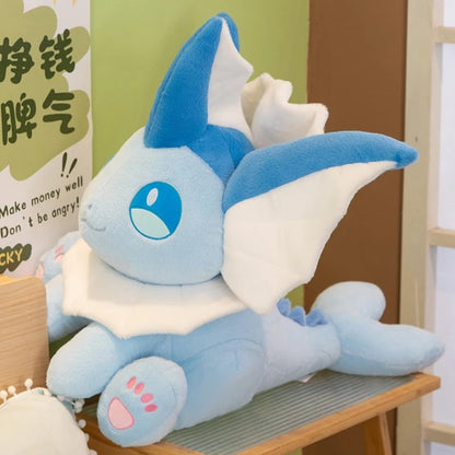 30/80cm Vaporeon Pokemon Eevee Large Plush Toys Aquali Doll Cute Ornament Stuffed Plushie Pillow Pokémon Gift for Children