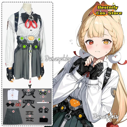 Anime Game Alice Thymefield Cosplay Costume Set S-XL Polyester - C1 / M / China Mainland