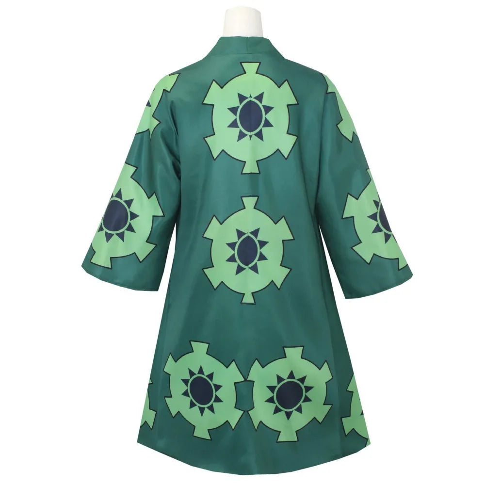 One Piece Roronoa Zoro Kimono Costume Unisex Polyester Set