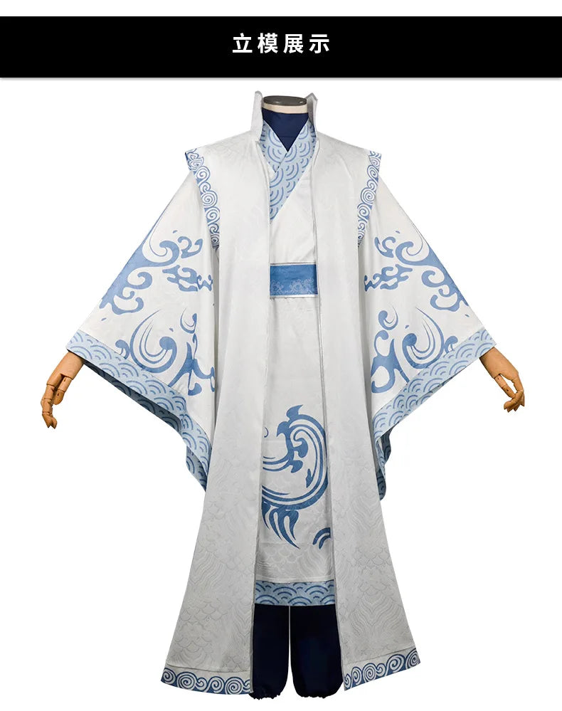 Ao Bing Cosplay Costume Wig Hanfu Anime Movies Nezha Uniform Headwear Aobing Ancient Clothing Ne Zha 2 Halloween Carnival Women