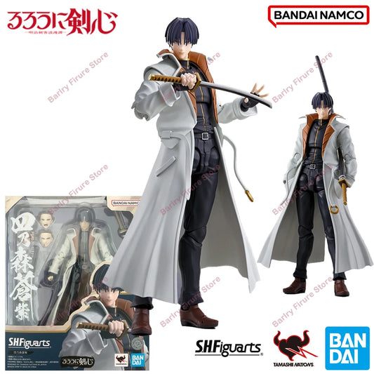 Bandai S.H.Figuarts Rurouni Kenshin Aoshi Shinomori 165mm PVC Model