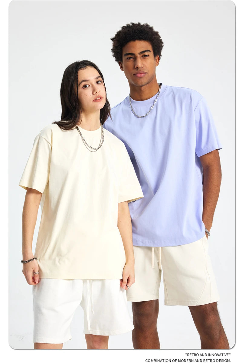 ZODF Fashion 2025 Summer Men Sorona T-Shirts Unisex Casual Cool Feeling Quick Dry O Neck 245gsm T Shirt Brand Tees HY1032