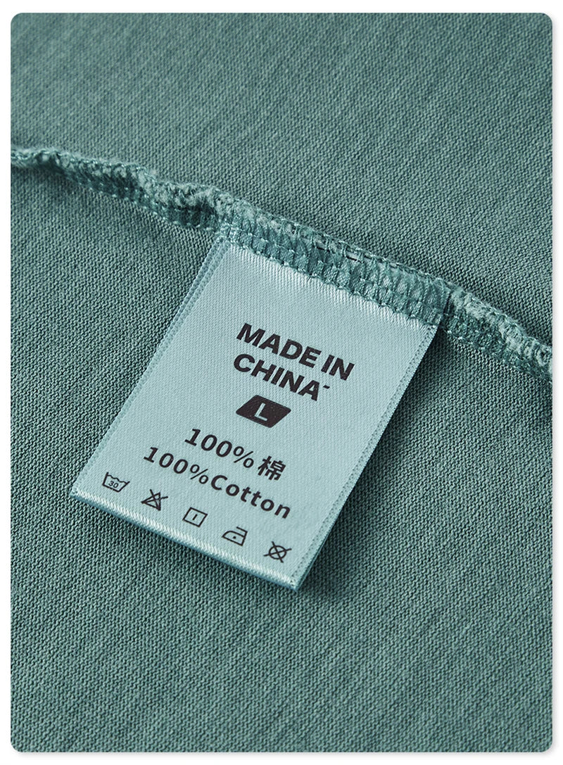 ZODF New Autumn Men's 260gsm 100% Cotton T Shirts Unisex Retro High Street Loose Washed Solid Tees Streetwears HY0376