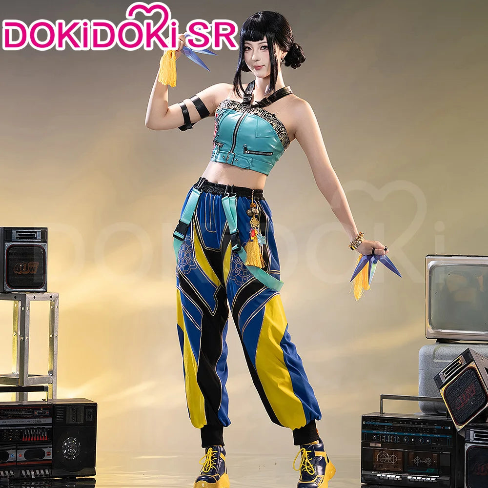 【Last Batch】Rumii Miraa Zoeyy Cosplay Costume Demon【XS-3XL】DokiDoki-SR Yellow Costume Zoeyy Rumii Cosplay Plus Size