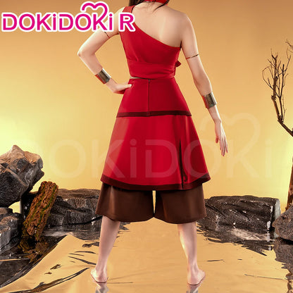 Katara Cosplay Costume Anime Cosplay【S-3XL】DokiDoki-R Women Red Dress Katara Costume Plus Size