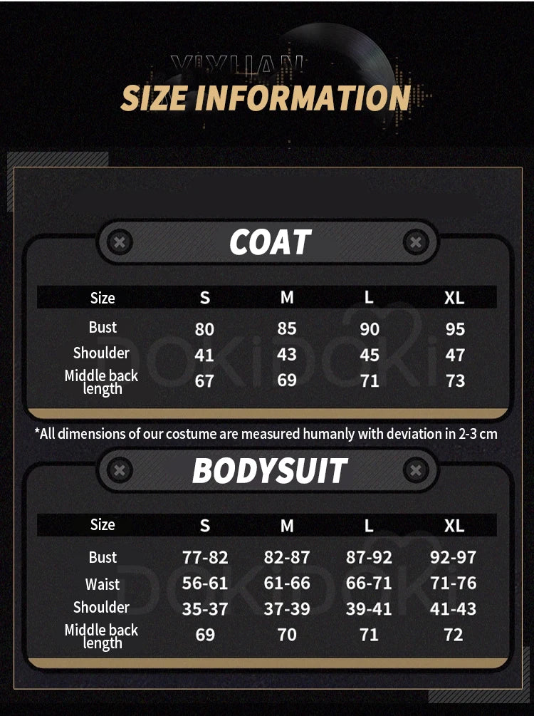 IN STOCK Yixuan Cosplay Costume Game Zenless Zone Zero DokiDoki-R ZZZ Women Black Yellow Bodysuit Yixuan Cosplay Master Costume