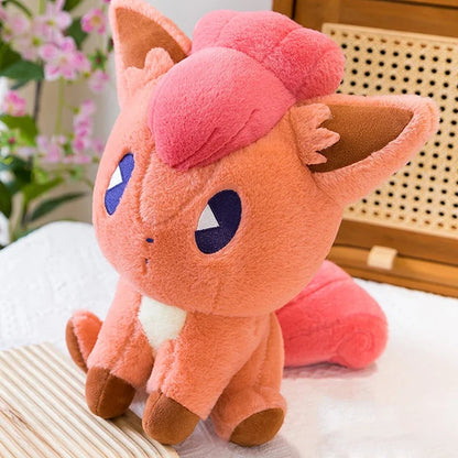 35/65cm Vulpix Pokemon Plush Toys Anime Cartoon Fox Large Pokémon Doll Plushie Kawaii Stuffed Gift for Kids Xmas Birthday