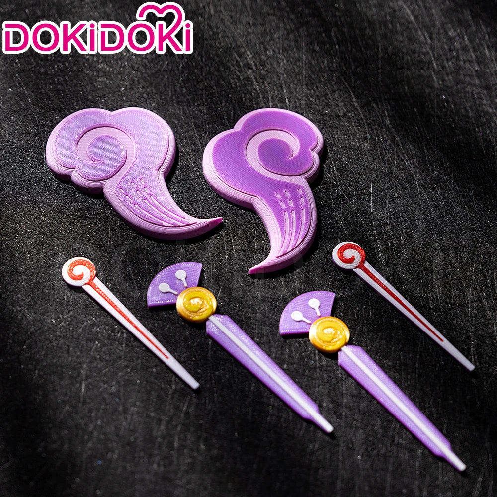 IN STOCK Yumemizuki Mizuki Hutao Wig Game Genshin Impact DokiDoki 95cm Long Wig Hu Tao Lantern Rite Free Cap Yumemizuki Ears Fan